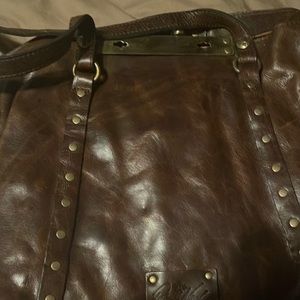 Large Patricia Nash leather Tote.  Plenty of room and compartments.